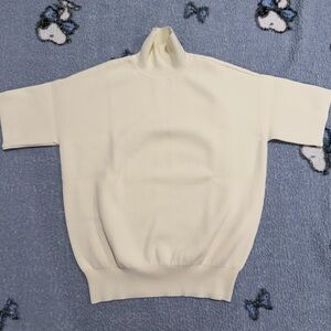 Aritzia Short Sleeve Turtleneck Sweater NWOT